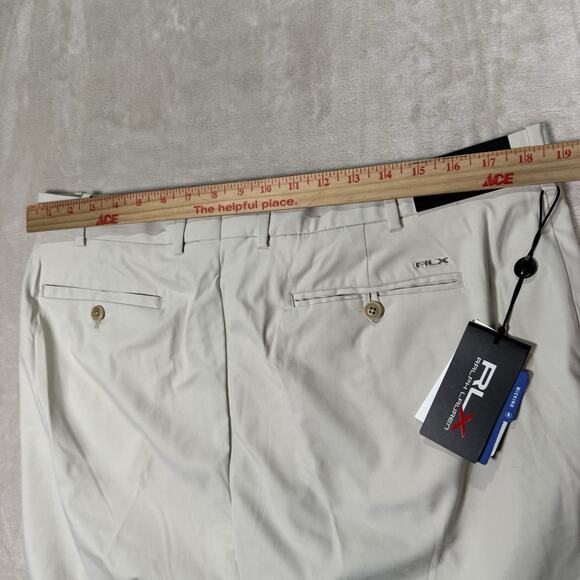 NWT RLX Ralph Lauren Tailored Fit Performance Golf Pants Sand Men's Size 36X32 - Picture 8 of 8
